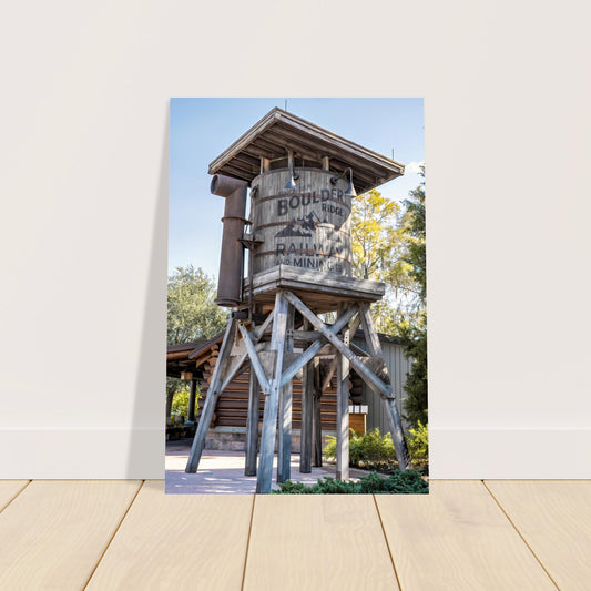 Boulder Tower (Collectible Aluminum Print - 8"x12")
