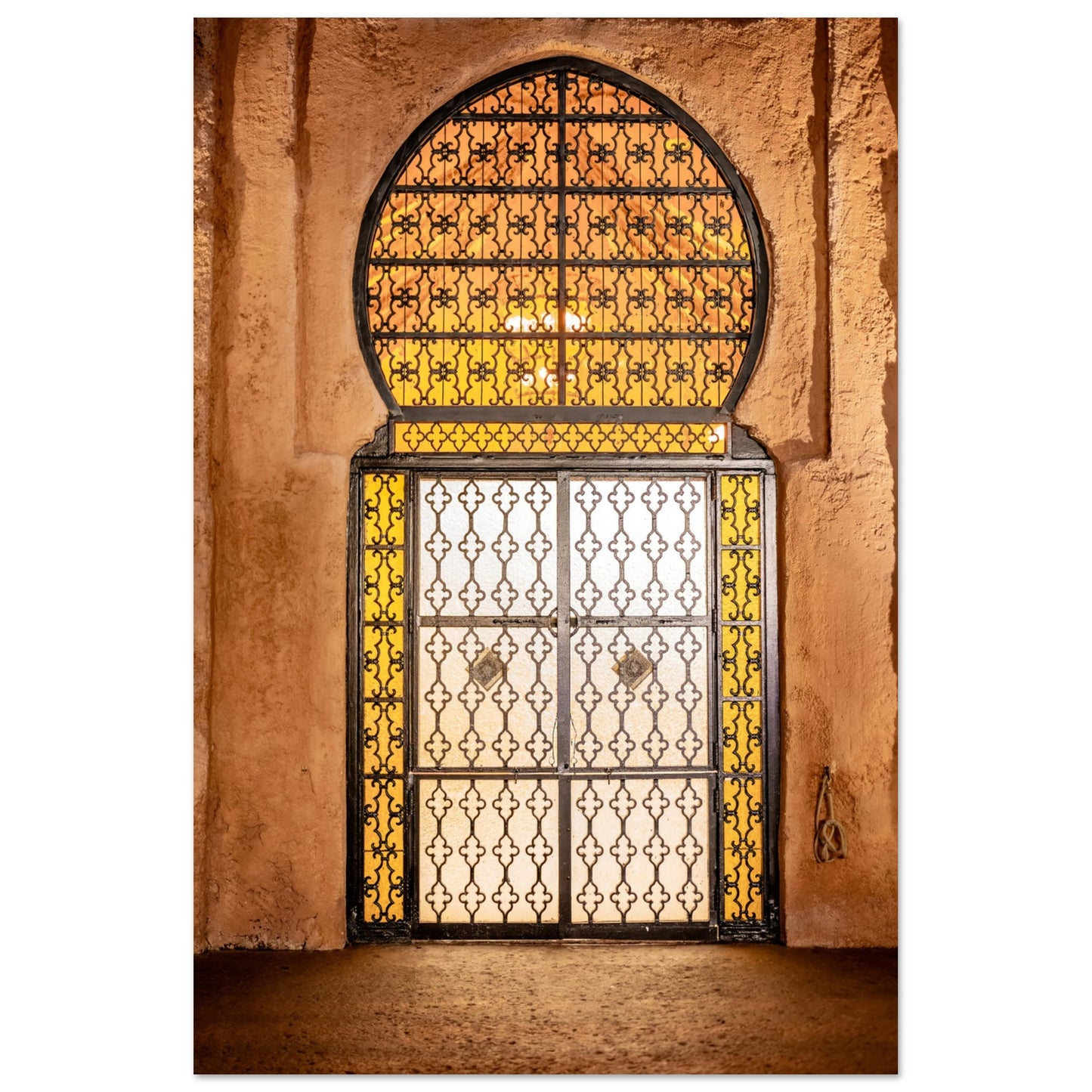 Moroccan Door (Collectible Aluminum Print - 8"x12")