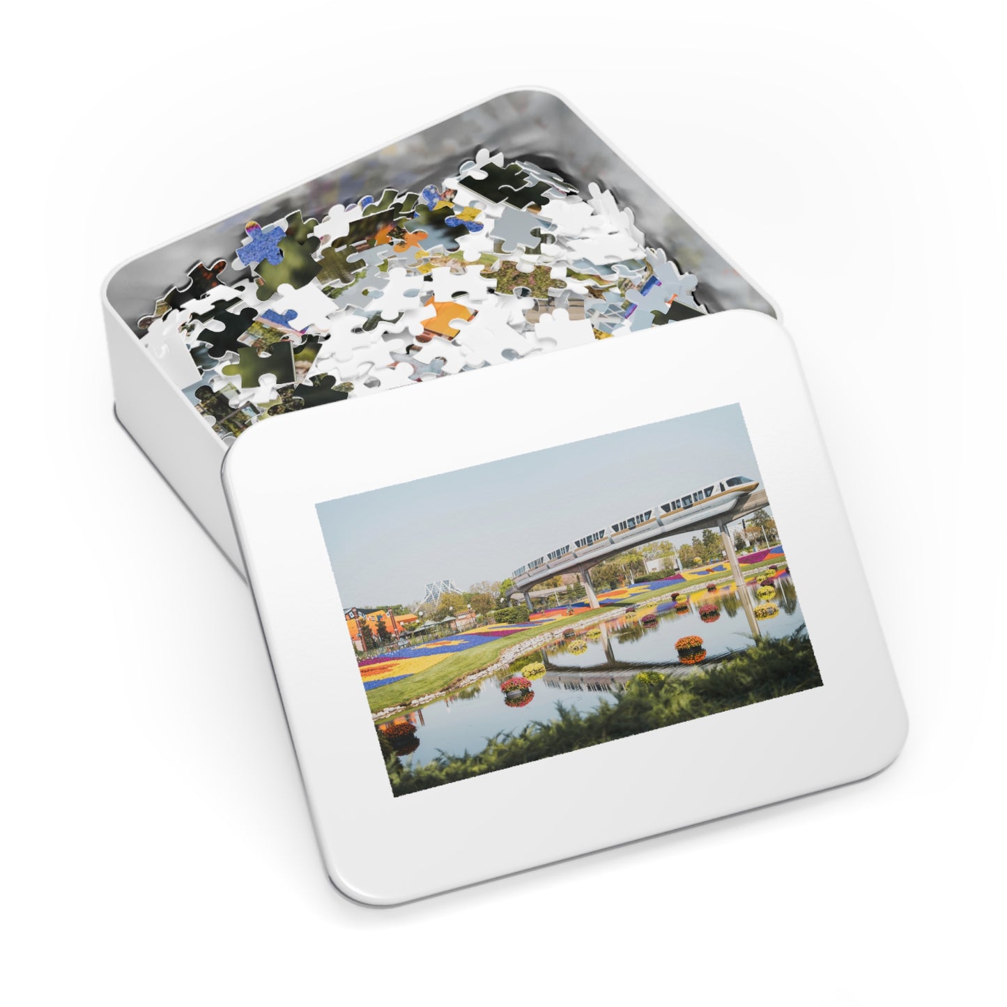 Monorail Gold Jigsaw Puzzle (1,000 pieces, with Keepsake Tin)