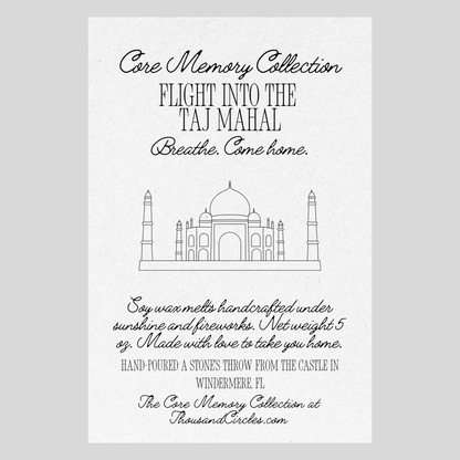 Flight into the Taj Mahal
