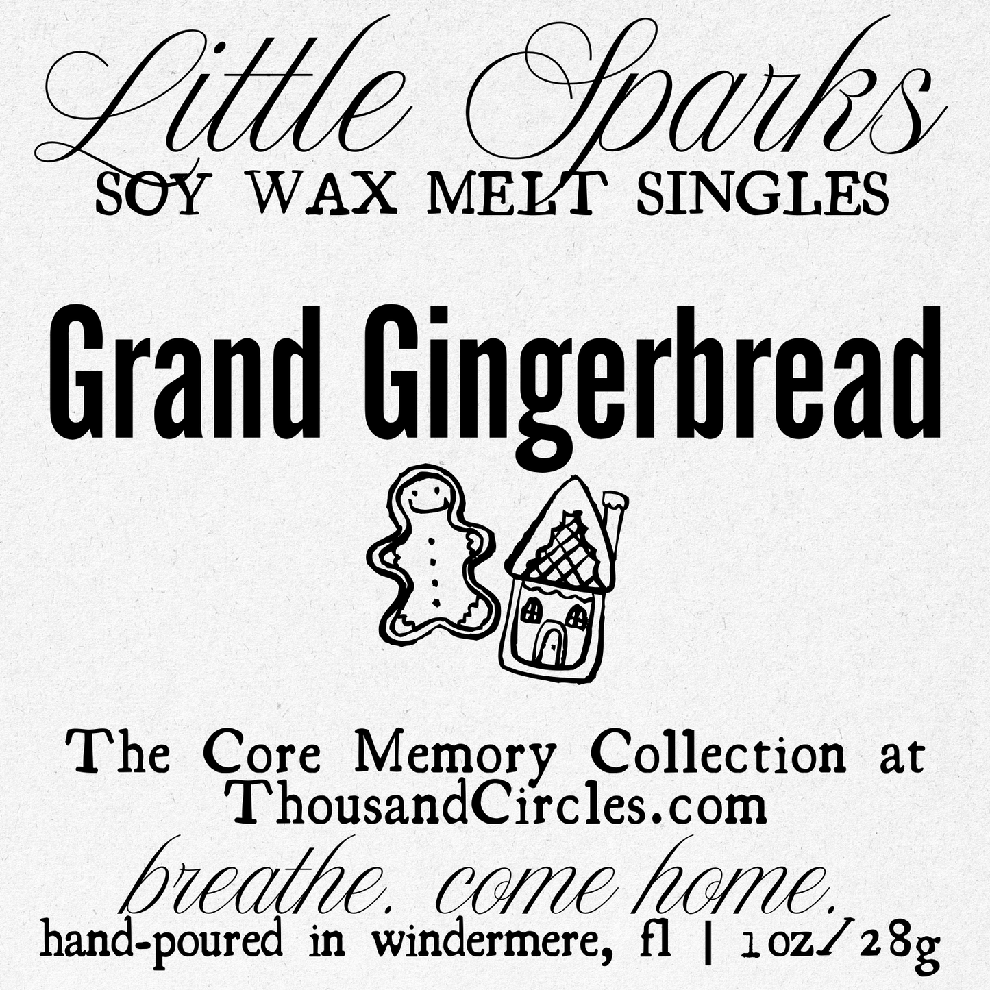 Little Sparks Samples: Single Block Wax Melt Samples (1 oz.)