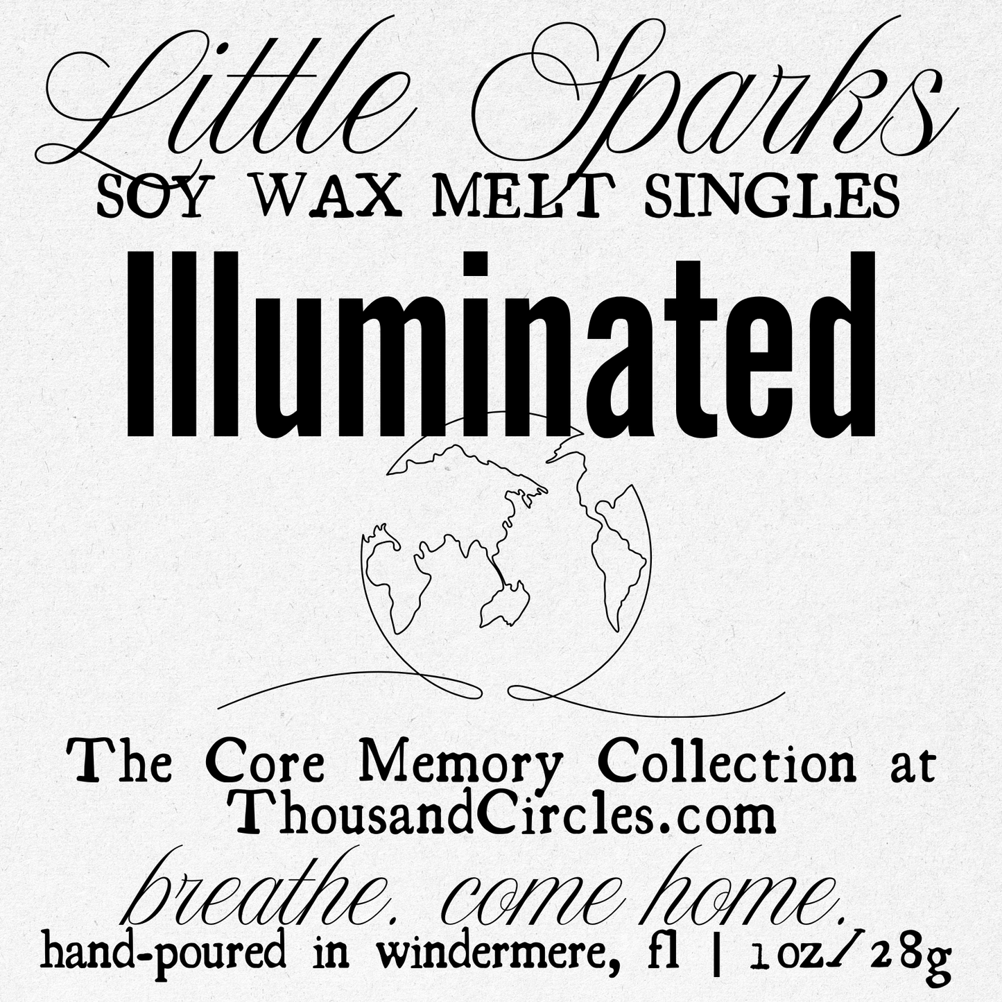 Little Sparks Samples: Single Block Wax Melt Samples (1 oz.)