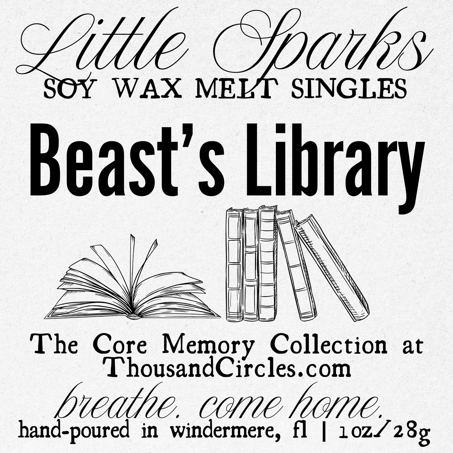 Little Sparks Samples: Single Block Wax Melt Samples (1 oz.)
