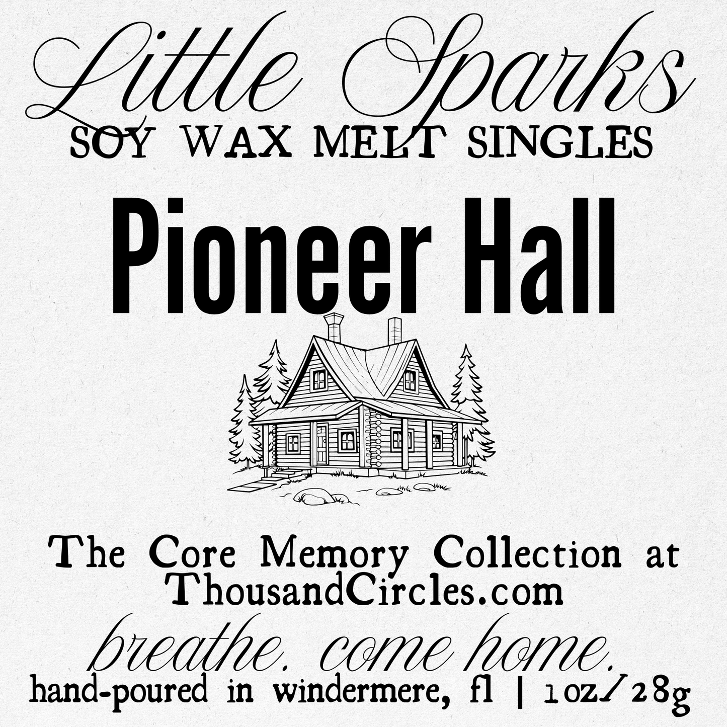 Little Sparks Samples: Single Block Wax Melt Samples (1 oz.)