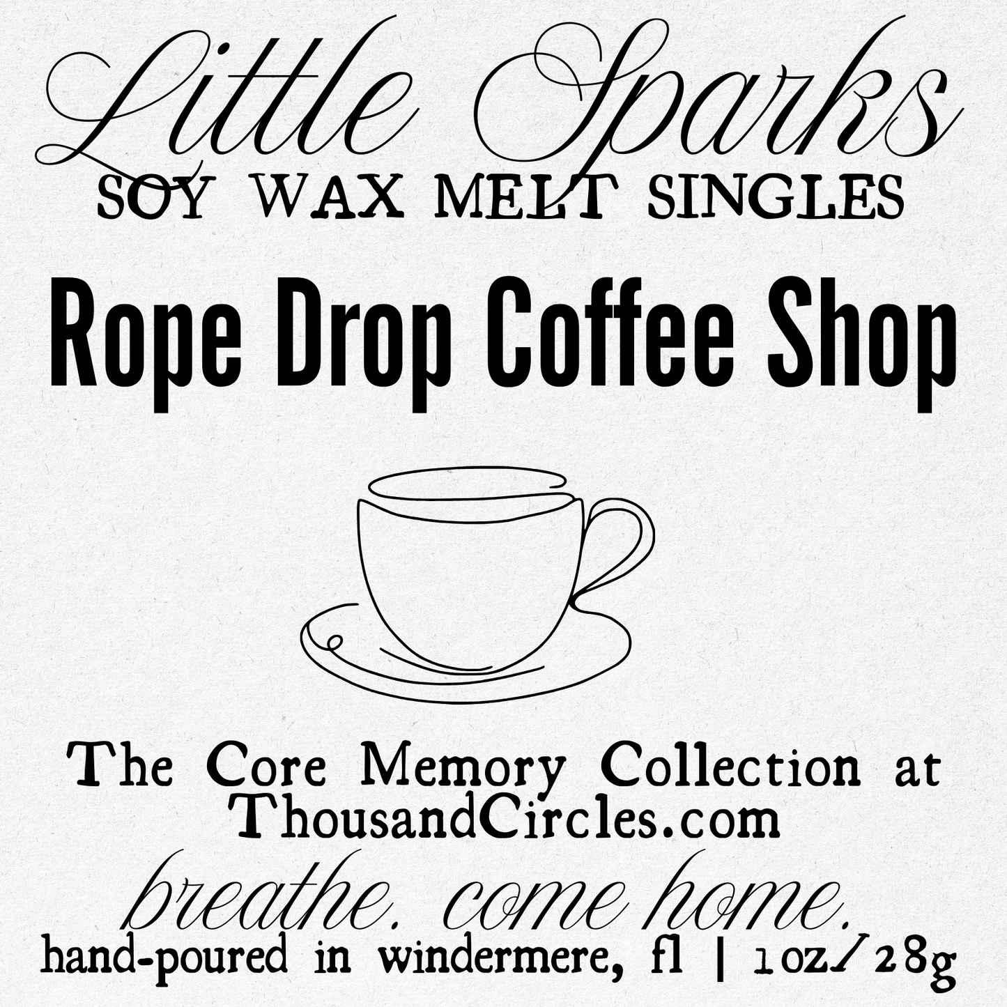 Little Sparks Samples: Single Block Wax Melt Samples (1 oz.)