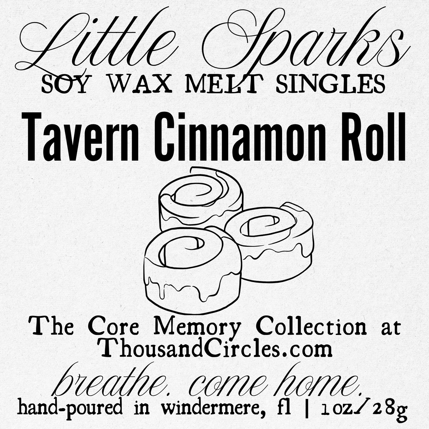 Little Sparks Samples: Single Block Wax Melt Samples (1 oz.)