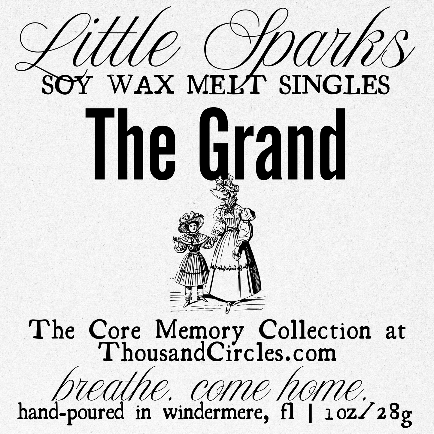 Little Sparks Samples: Single Block Wax Melt Samples (1 oz.)