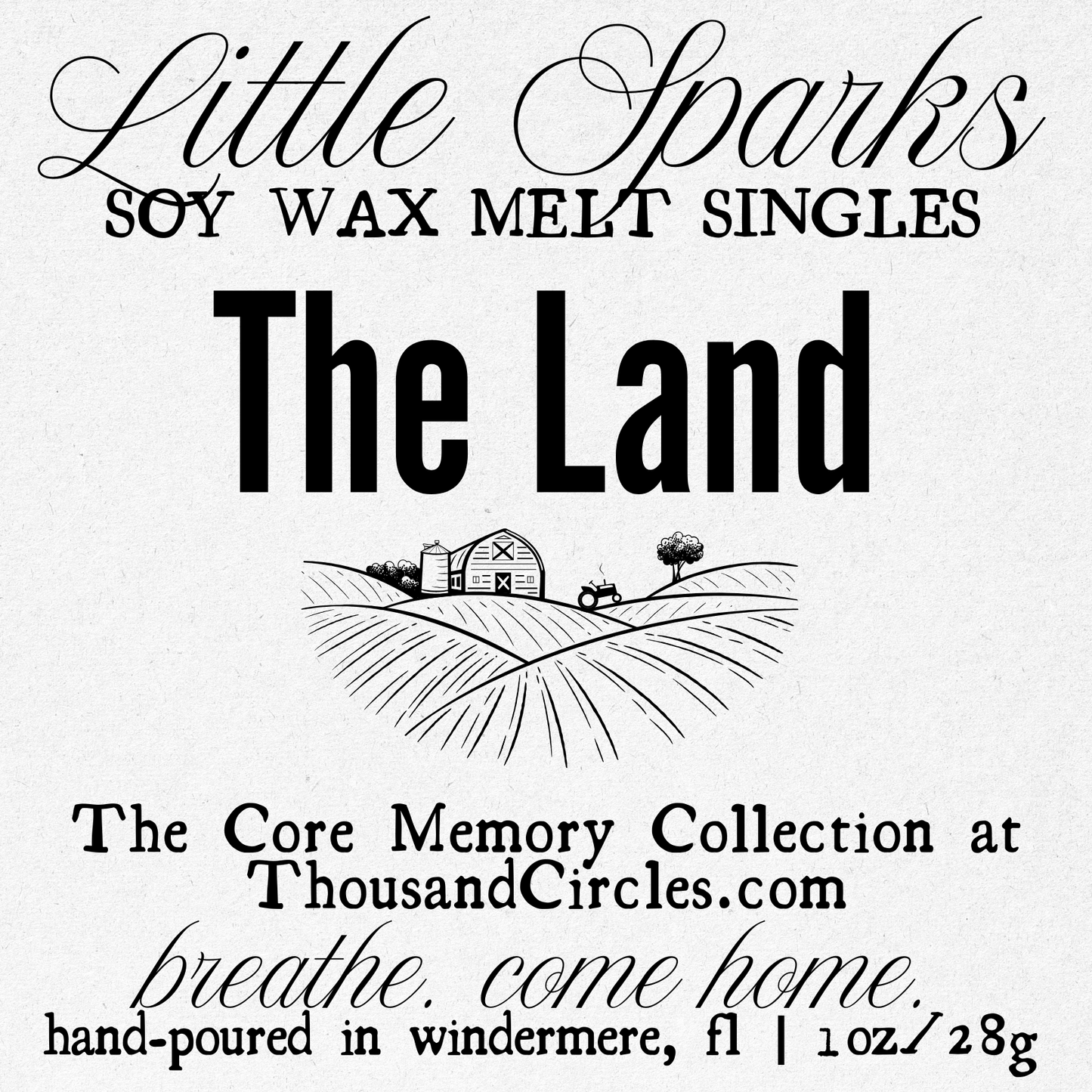 Little Sparks Samples: Single Block Wax Melt Samples (1 oz.)