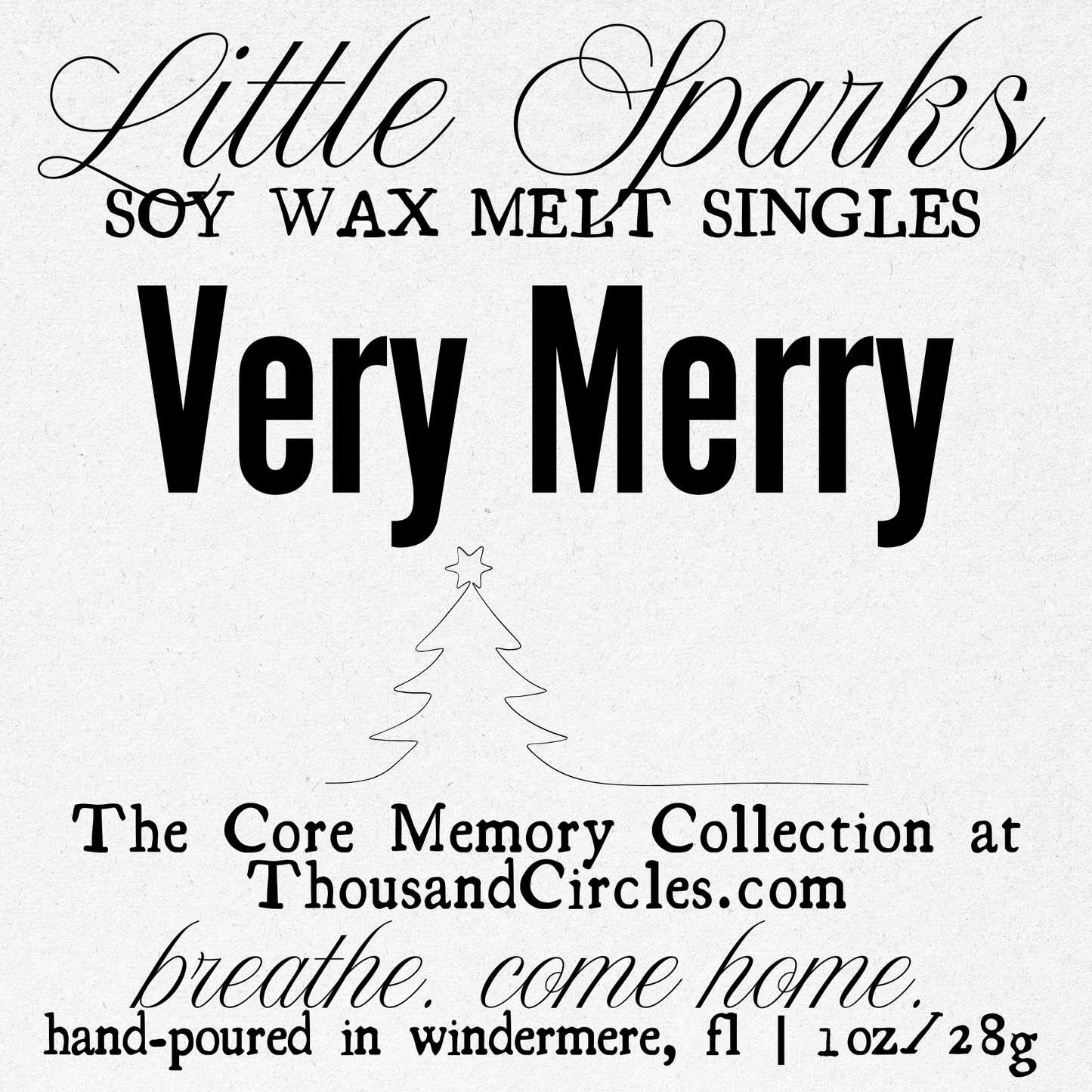 Little Sparks Samples: Single Block Wax Melt Samples (1 oz.)