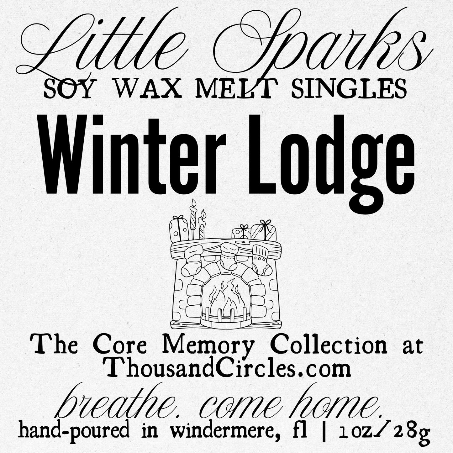 Little Sparks Samples: Single Block Wax Melt Samples (1 oz.)